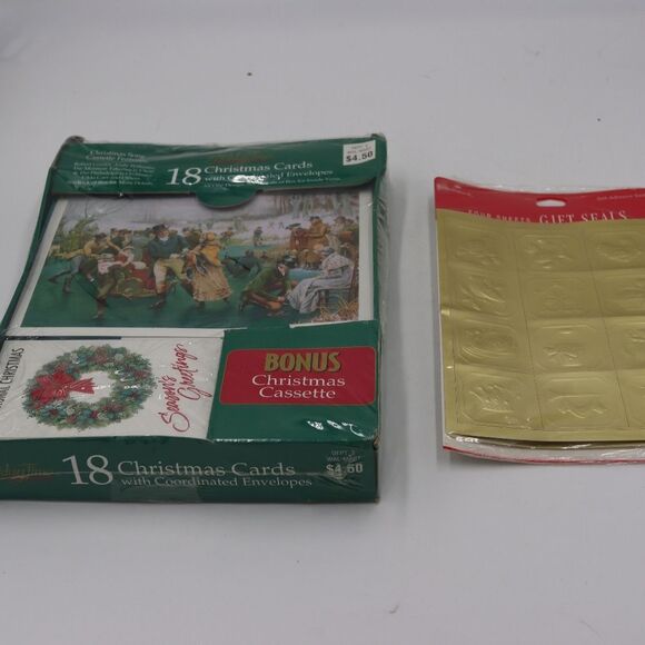 Christmas Cards with Bonus Cassette - Picture 1 of 10